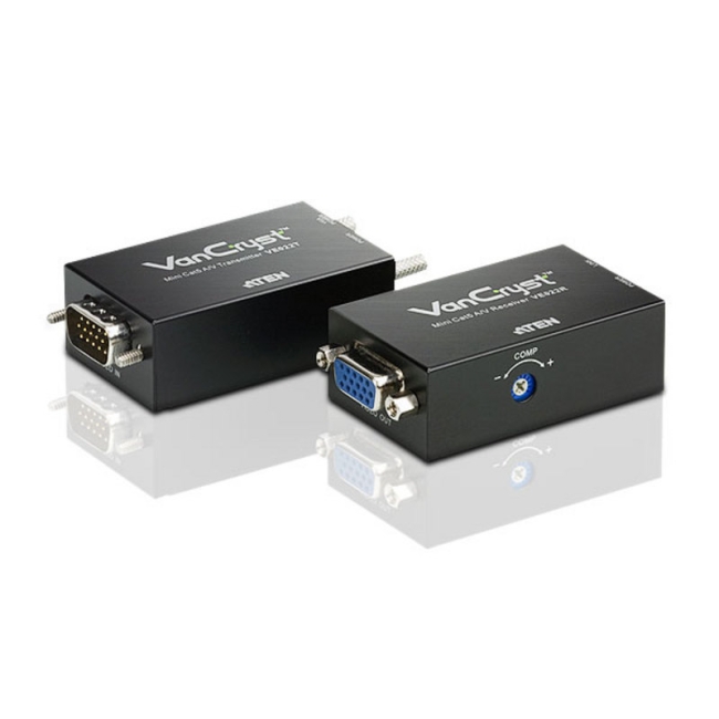 Mini ekstender VGA/Audio Cat 5 (1280x1024@150m) - VE022