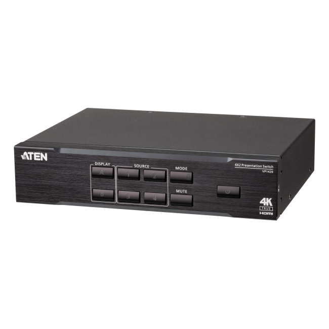 Matrycowy przełącznik prezentacyjny 4 x 2 True 4K - VP1420