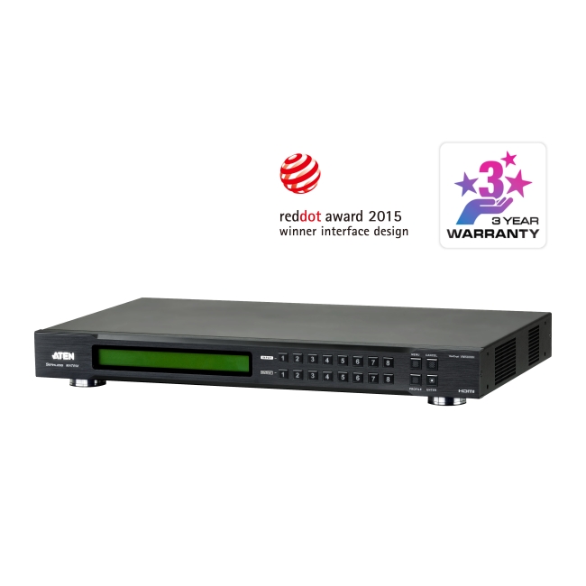 Matrycowy przełącznik wideo HDMI 8 x 8 ze skalerem - VM5808H