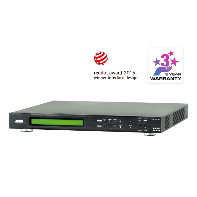 Matrycowy przełącznik wideo HDMI HDBaseT-Lite 4 x 4 - VM3404H