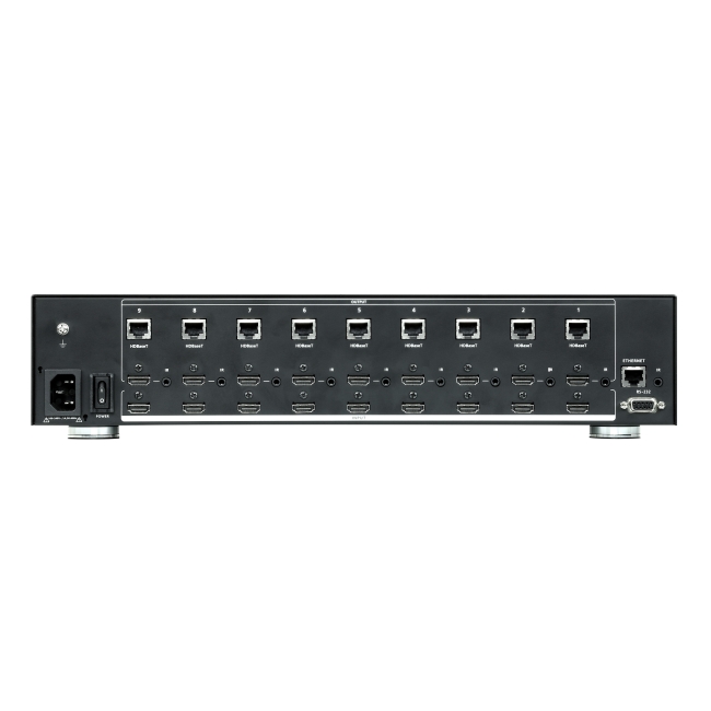 Matrycowy przełącznik wideo HDMI HDBaseT-Lite 9 x 9 - VM3909H