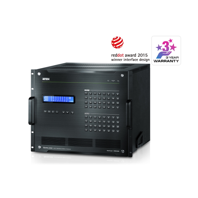 Modularny przełącznik matrycowy 32x32 - VM3200