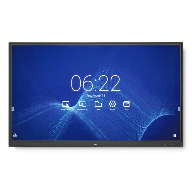 NEC MultiSync® CB751Q LCD 75" Monitor dotykowy w technologii podczerwieni, ułatwiający współpracę