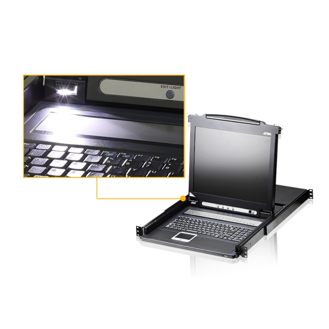 Wysuwana konsola KVM LCD Slideaway™ - CL1008