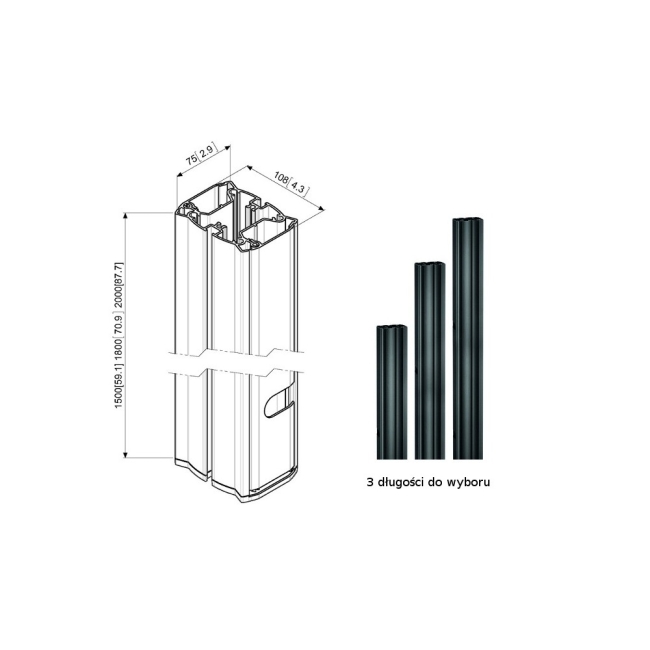 Vogel's Connect-it Floor Video Wall 3x2