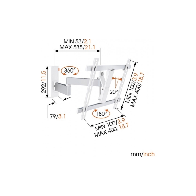 Vogel's W53071 White