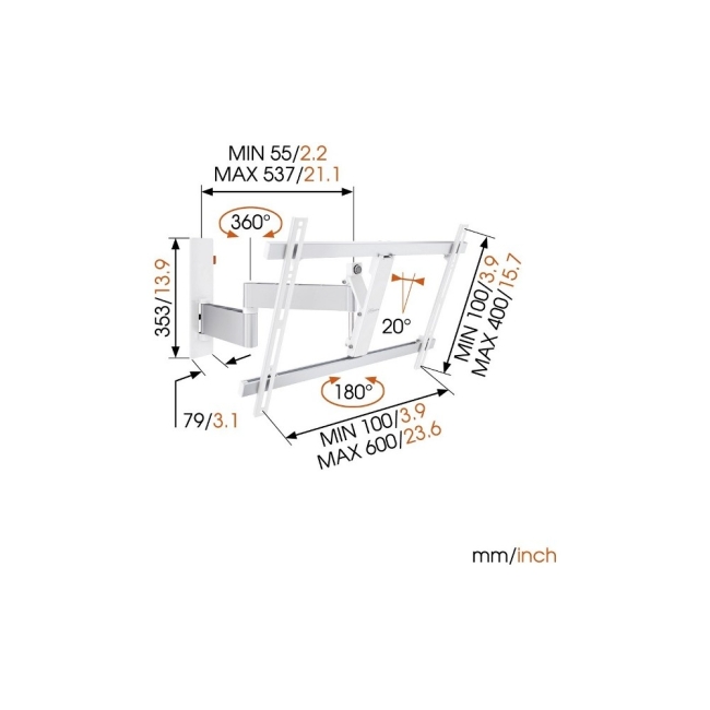 Vogel's W53081 White