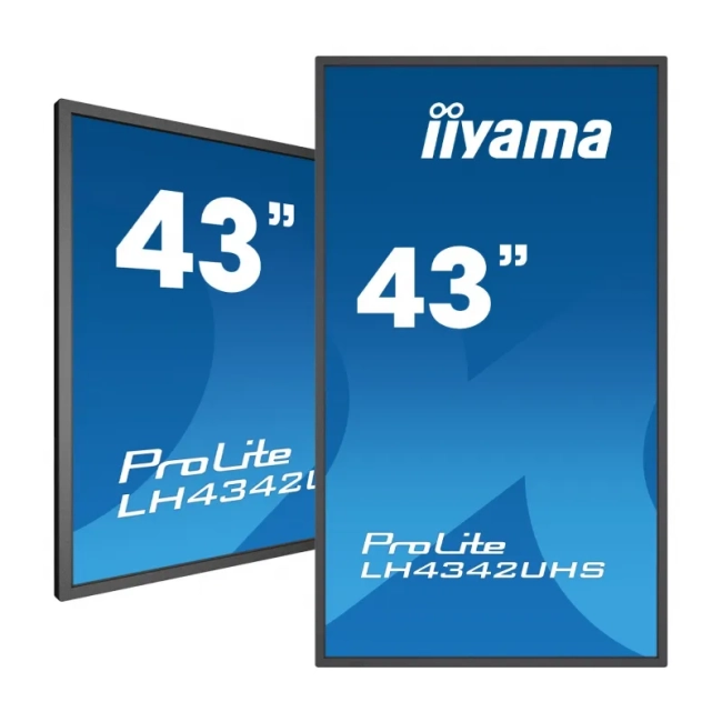 Monitor DigitalSignage iiyama ProLite LH4342UHS-B3 43", 4K, IPS, 18/7, Android, Intel® SDM, eshare, iisignage