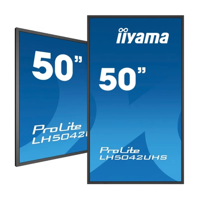 Monitor DigitalSignage iiyama ProLite LH5042UHS-B3 50", 4K, IPS, 18/7, Android, Intel® SDM, eshare, iisignage