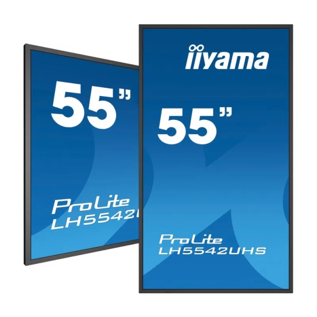 Monitor DigitalSignage iiyama ProLite LH5542UHS-B3 55", 4K, IPS, 18/7, Android, Intel® SDM, eshare, iisignage