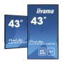iiyama LH4370UHB-B1 43" profesjonalny wyświetlacz Digital Signage 4K UHD, wysoką jasnością 700cd/m² i czasem pracy 24/7