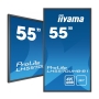 iiyama LH5570UHB-B1 55" profesjonalny wyświetlacz Digital Signage 4K UHD, wysoką jasnością 700cd/m² i czasem pracy 24/7