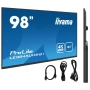 Monitor wielkoformatowy iiyama ProLite LE9845UHS-B1 98" IPS, 4K, VGA, HDMI, WiFi, Android 9, ScreenSharePro, Eshare